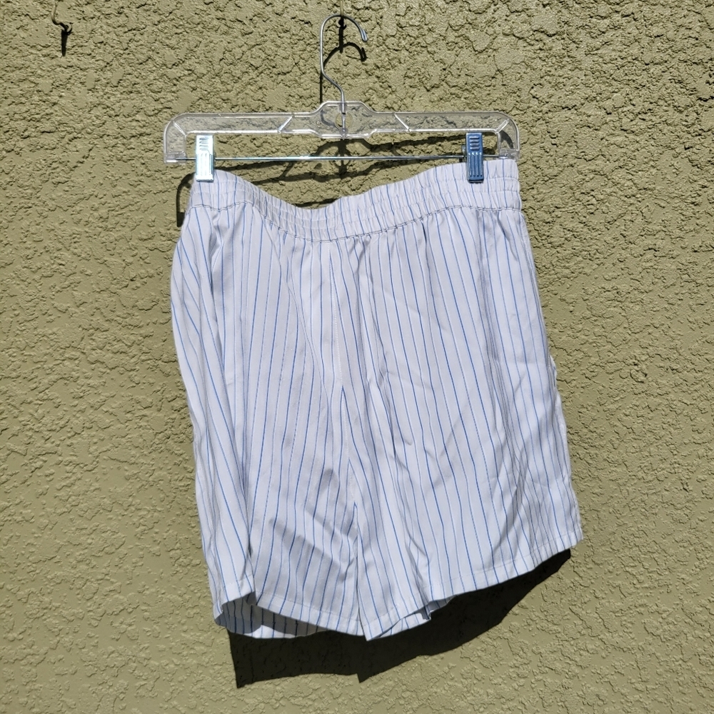 NWT RTA Edwinna Striped Silk Boxer Style Shorts - Picture 2 of 5